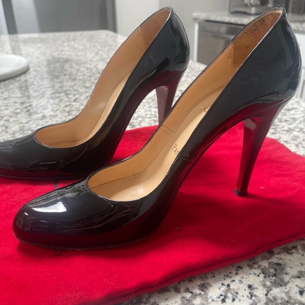 Patent leather Louboutins